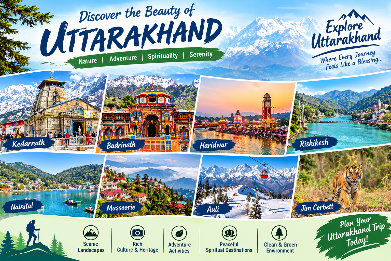 DISCOVER THE BEAUTY OF UTTARAKHAND